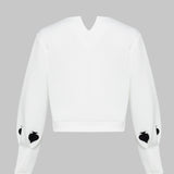 White Rolling Spade Sweatshirt