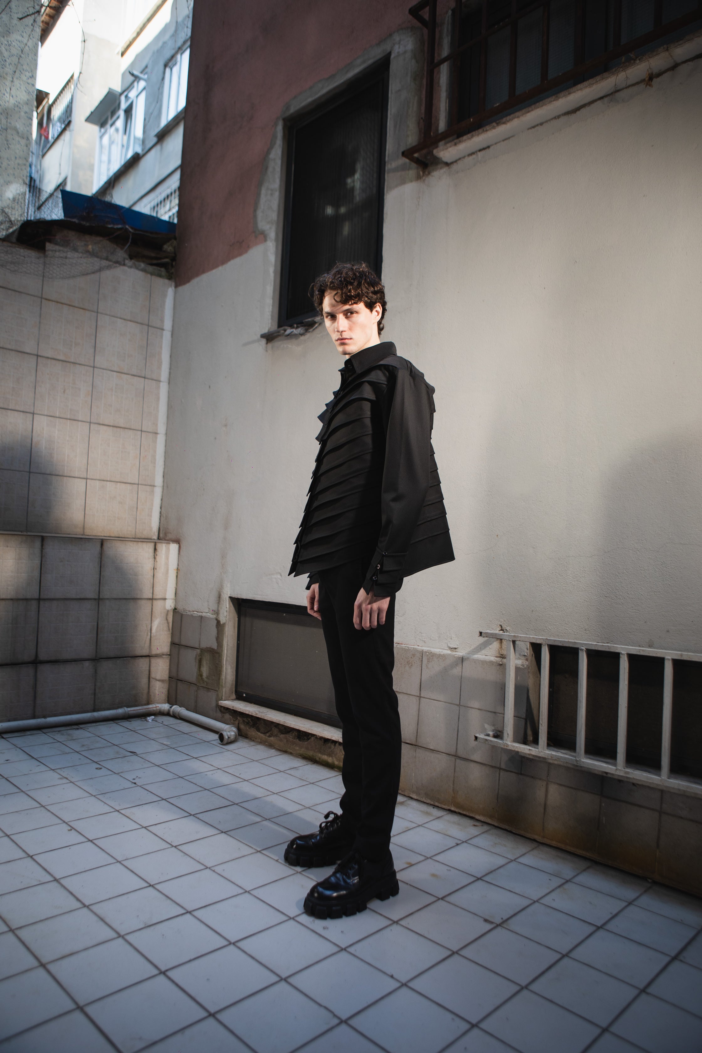 Black Collar Jacket
