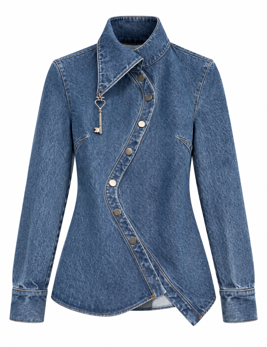 The Key Accent Denim Shirt
