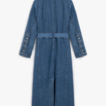 His  Denim Trench Coat
