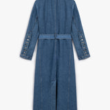 His  Denim Trench Coat
