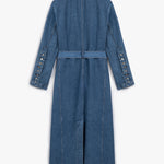His  Denim Trench Coat
