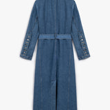 His  Denim Trench Coat
