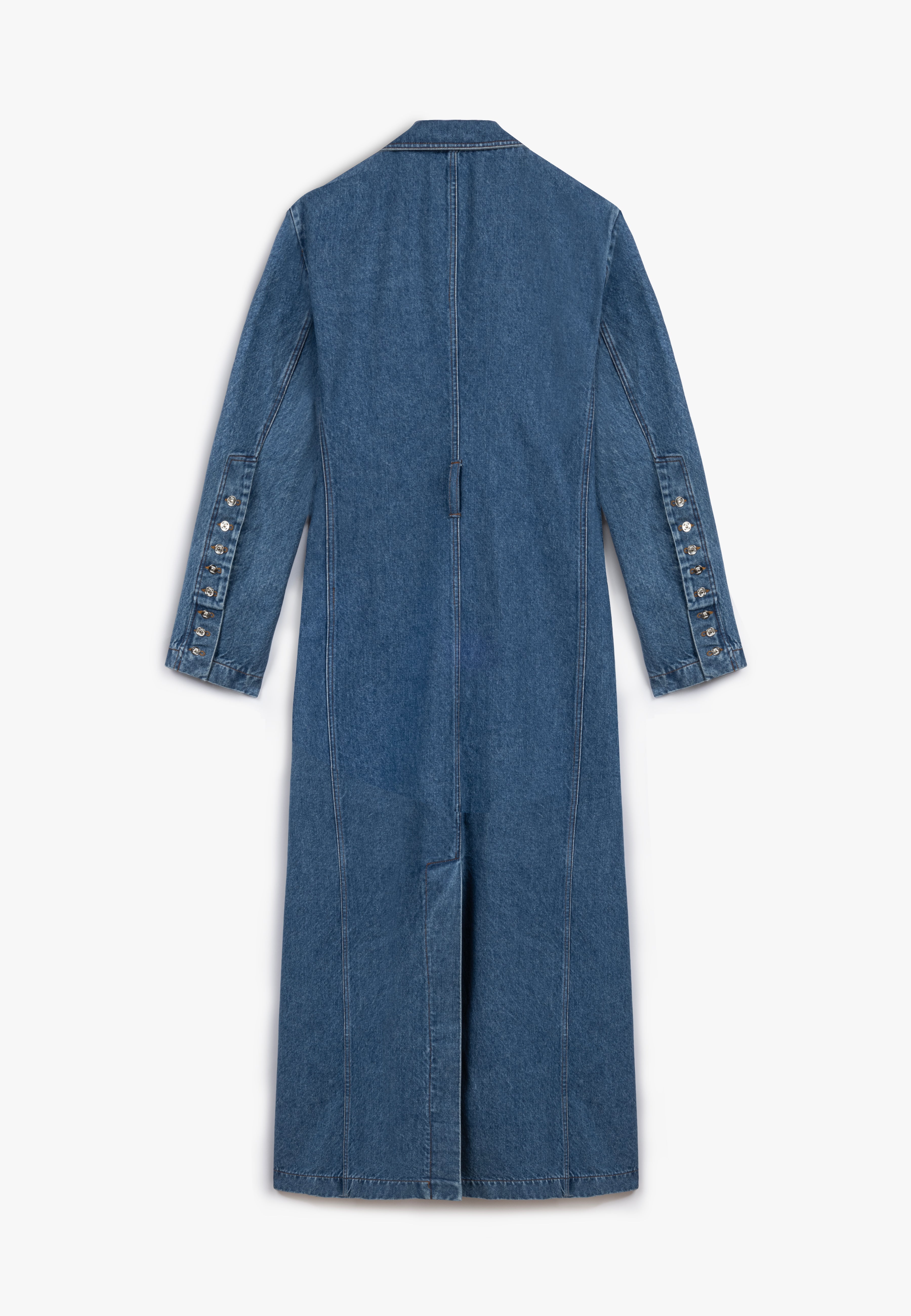 His  Denim Trench Coat
