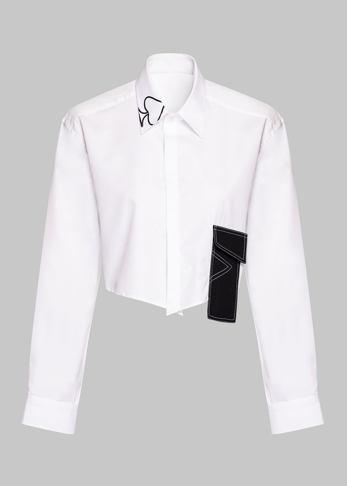 Crop Pocket Shirt
