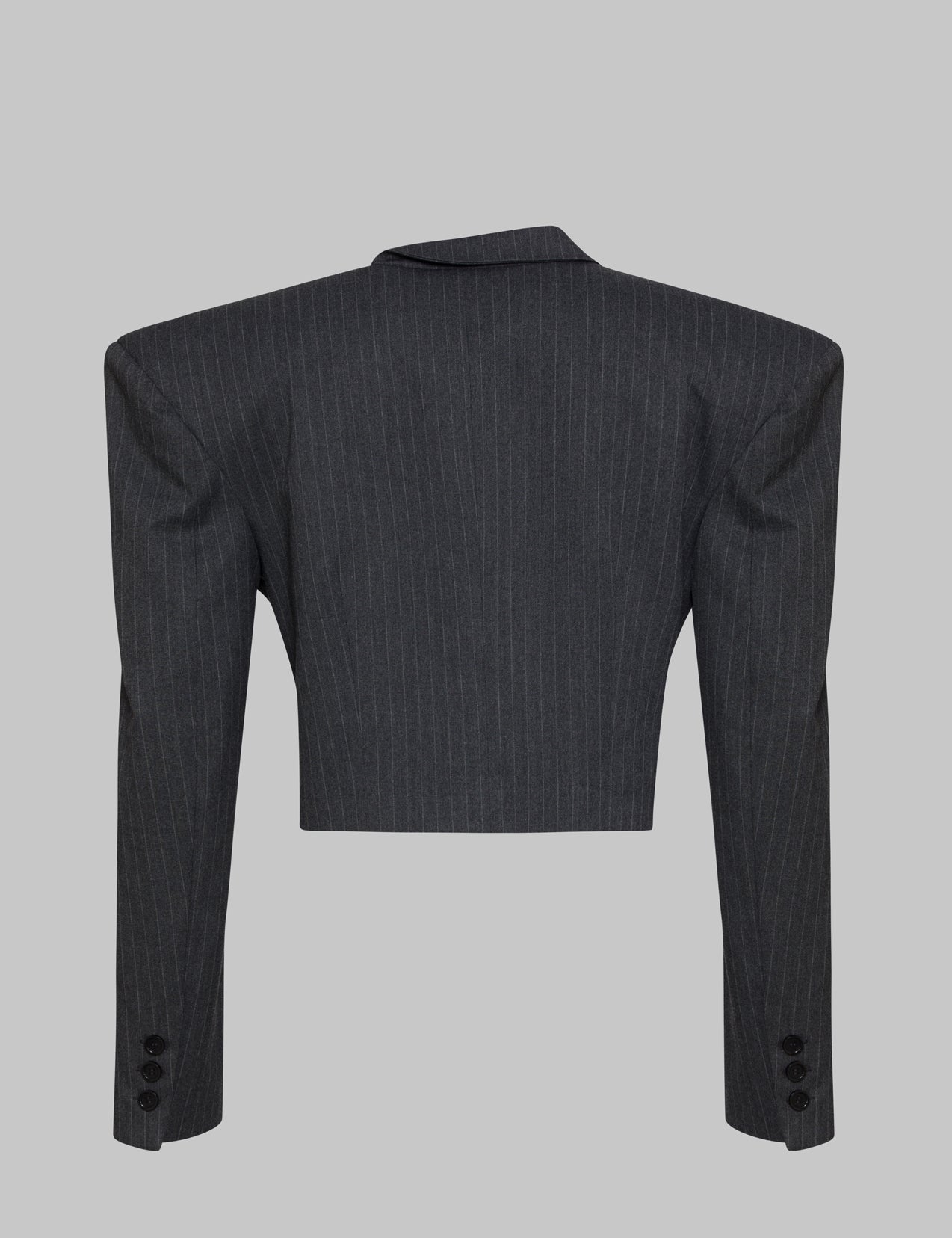One-Sided Collar Mini Blazer
