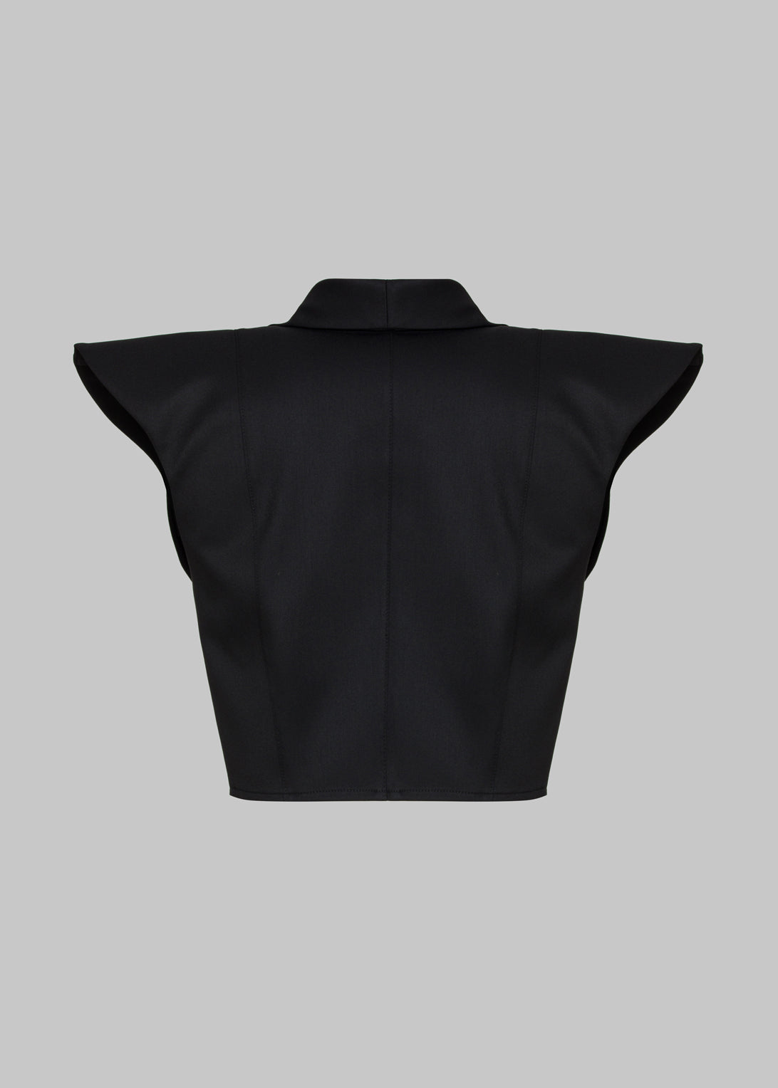 Black Long Collar Shirt
