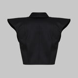 Black Long Collar Shirt