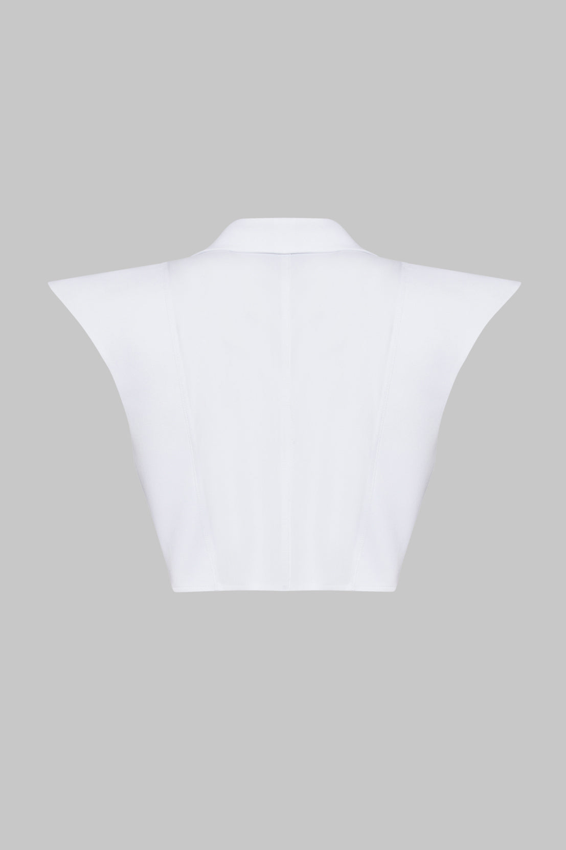White Long Collar Shirt
