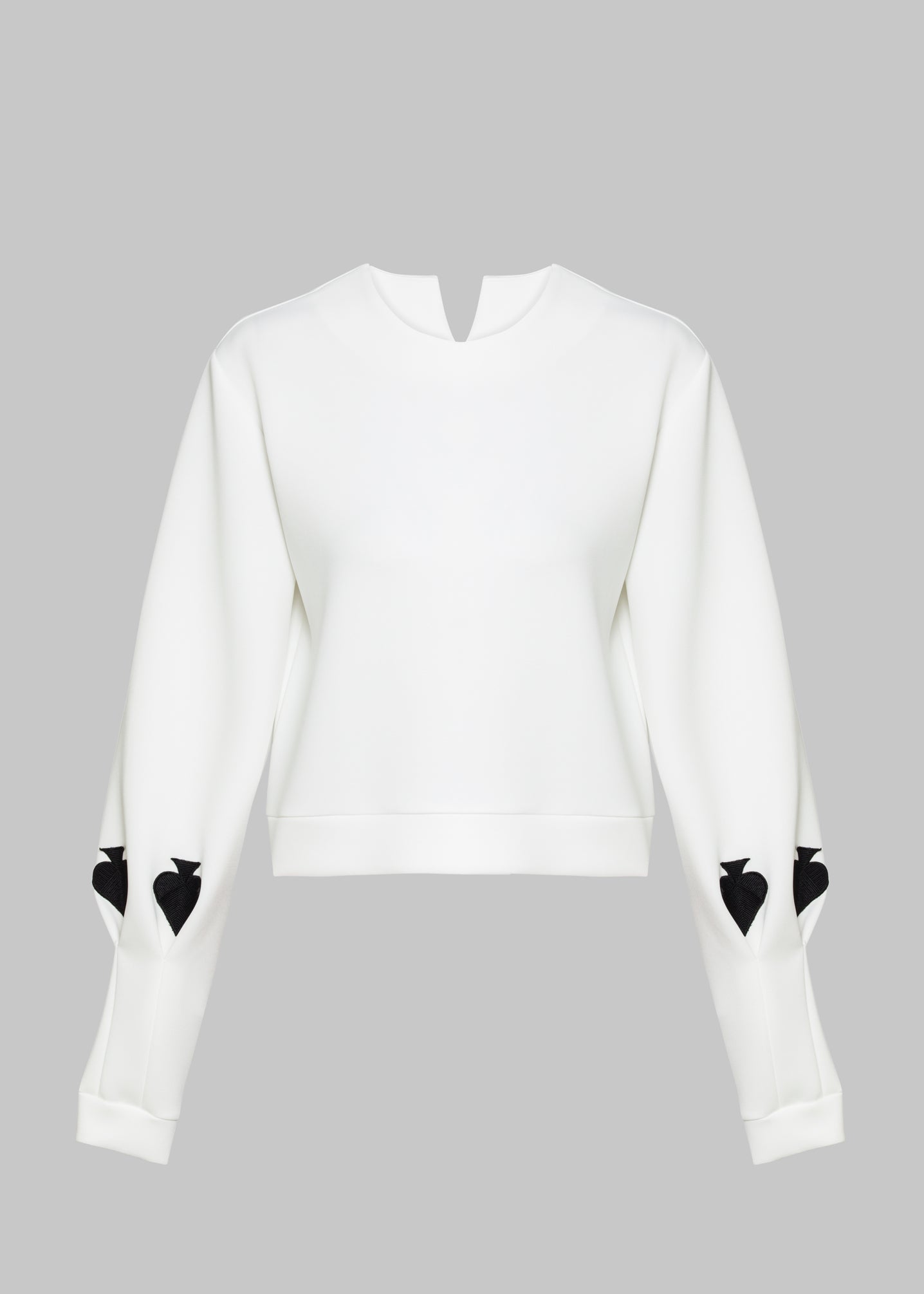 White Rolling Spade Sweatshirt
