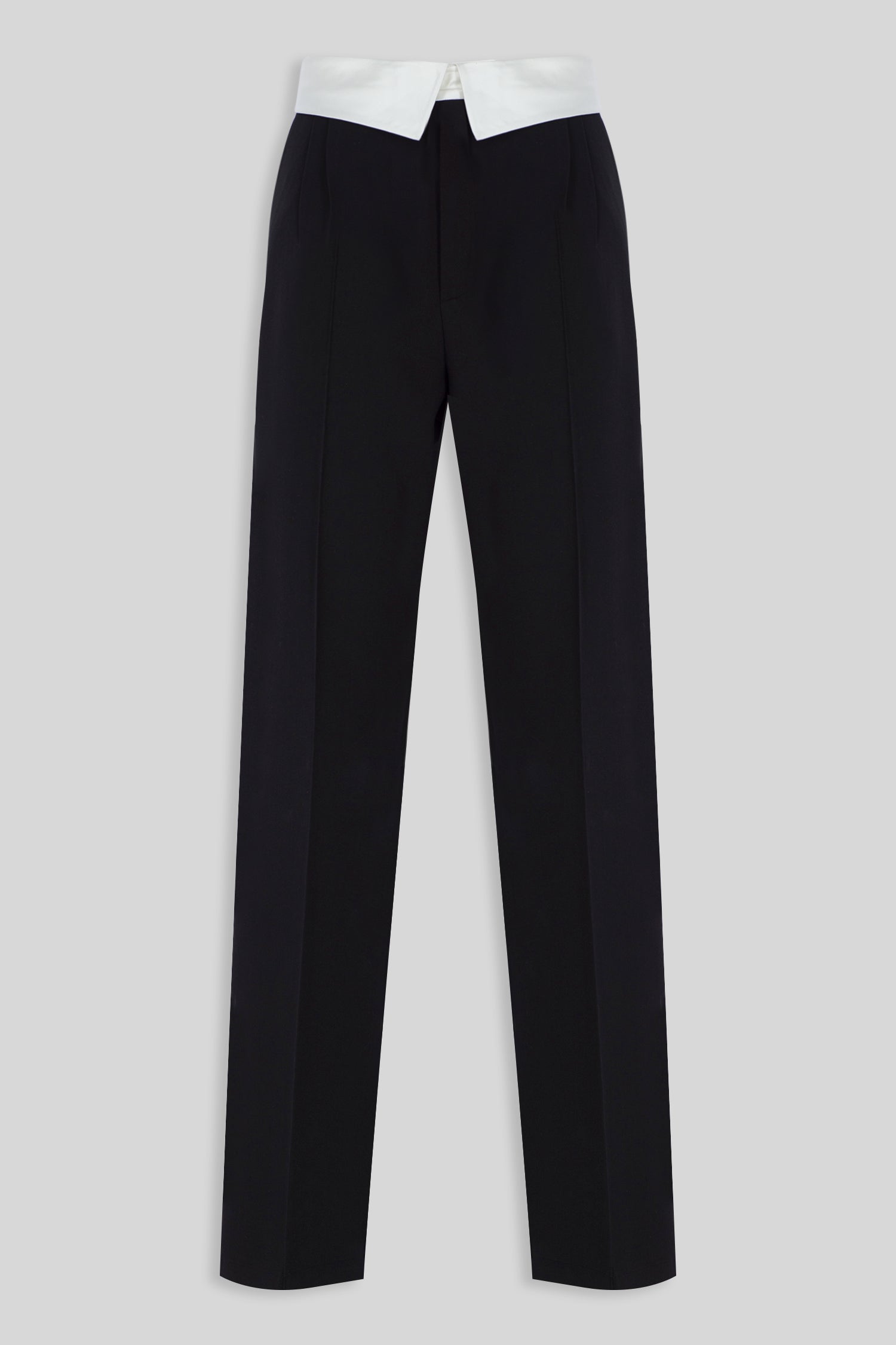 His White Collar Pants
