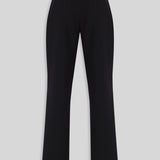 Her White Pleat Pants
