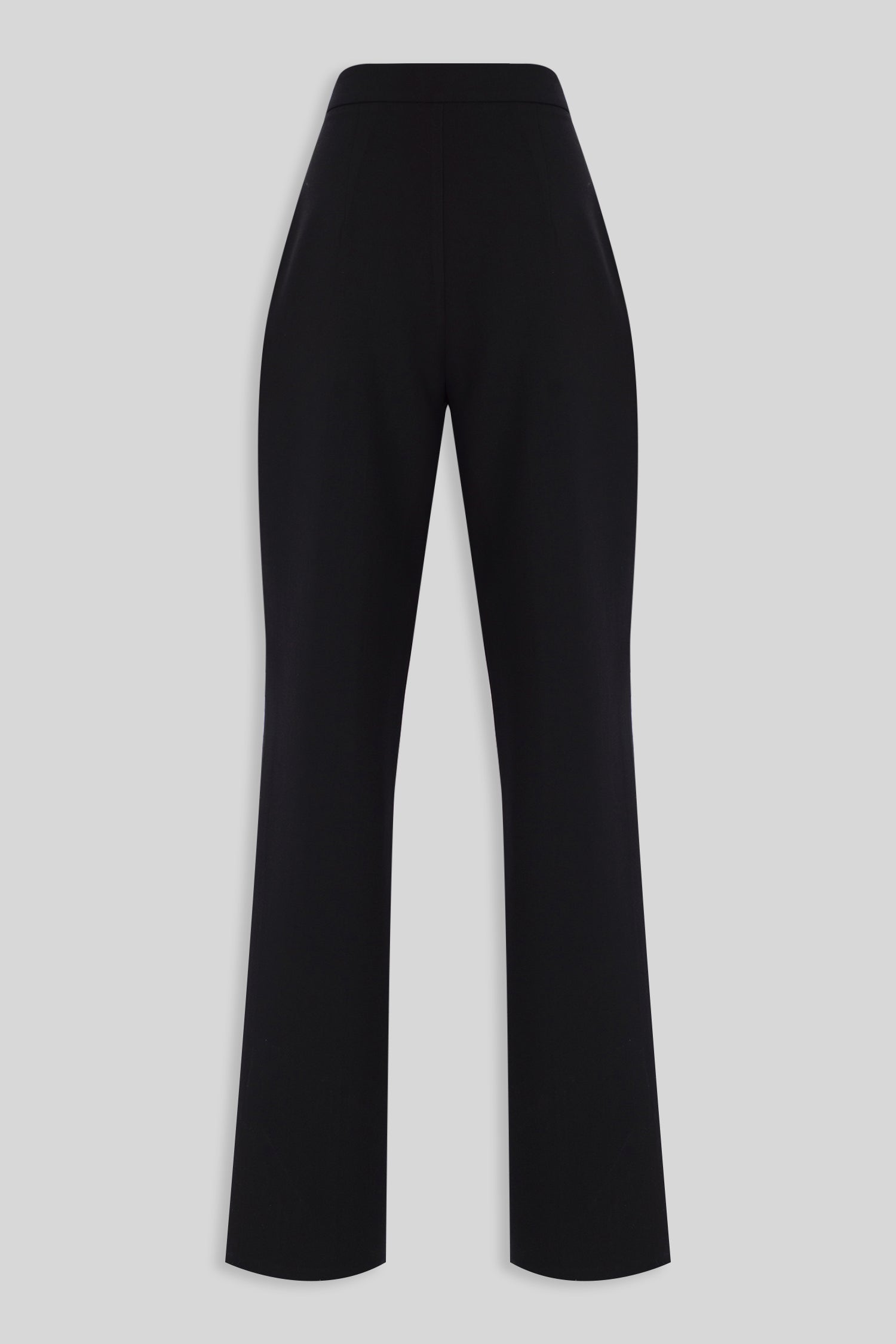 Her White Pleat Pants
