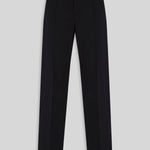 Her White Collar Pants
