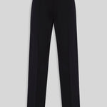 Her White Collar Pants
