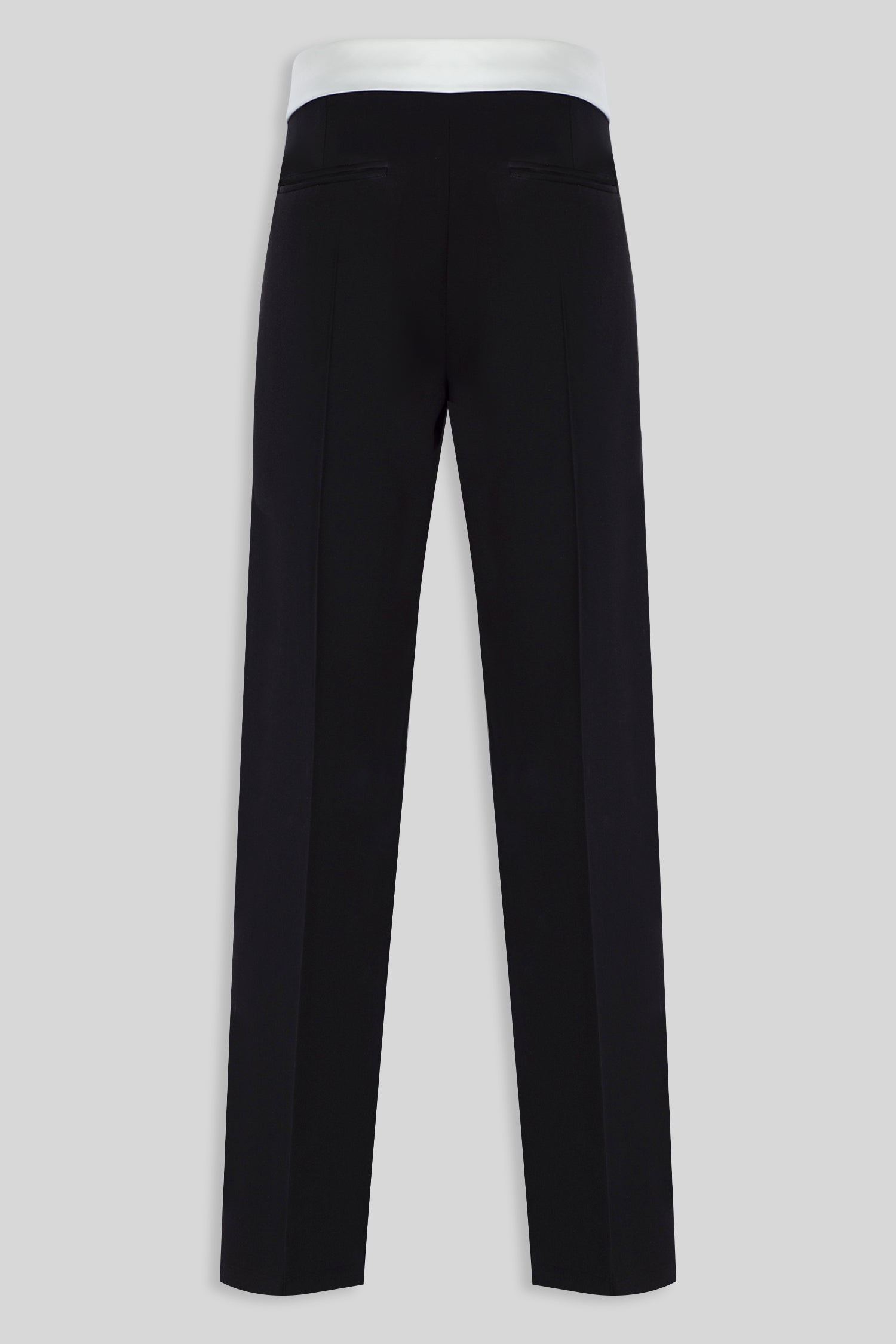 His White Collar Pants
