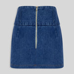 La Denim Mini Skirt
