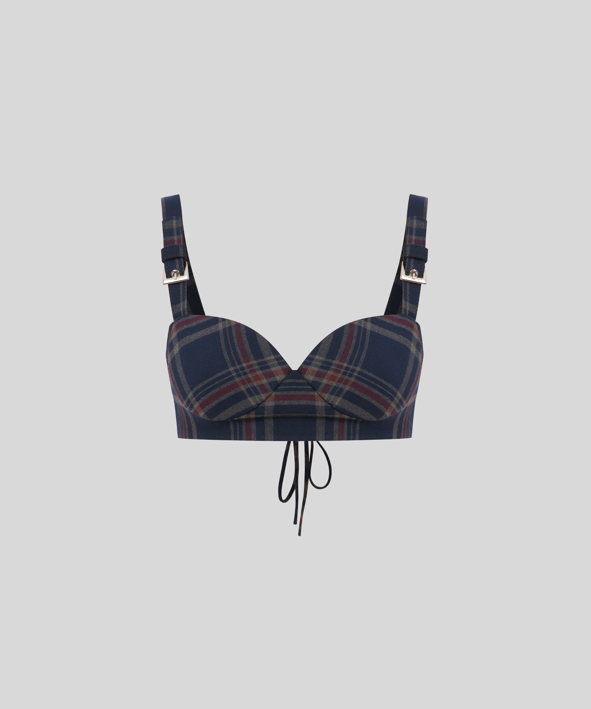 La Tartan Bustier
