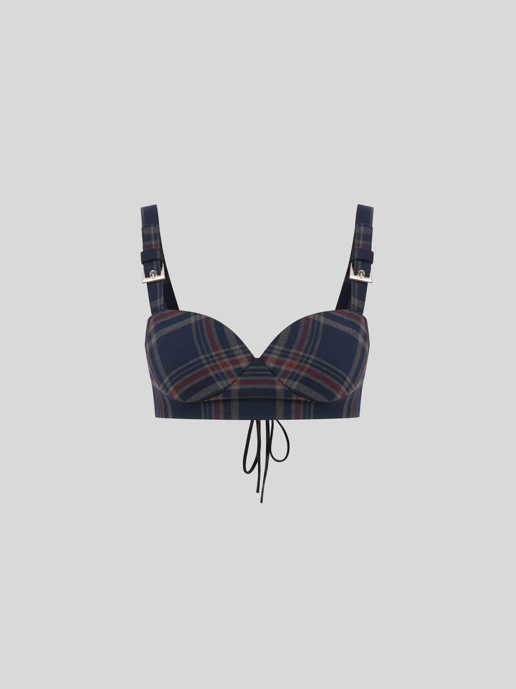 La Tartan Bustier
