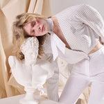 The Marble Cut Cropped Blazer
