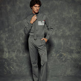 The Grey Key Zipper Pants
