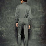 The Grey Key Zipper Pants

