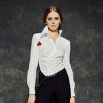 The Red Accent Shirt
