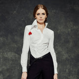 The Red Accent Shirt
