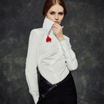 The Red Accent Shirt
