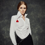 The Red Accent Shirt
