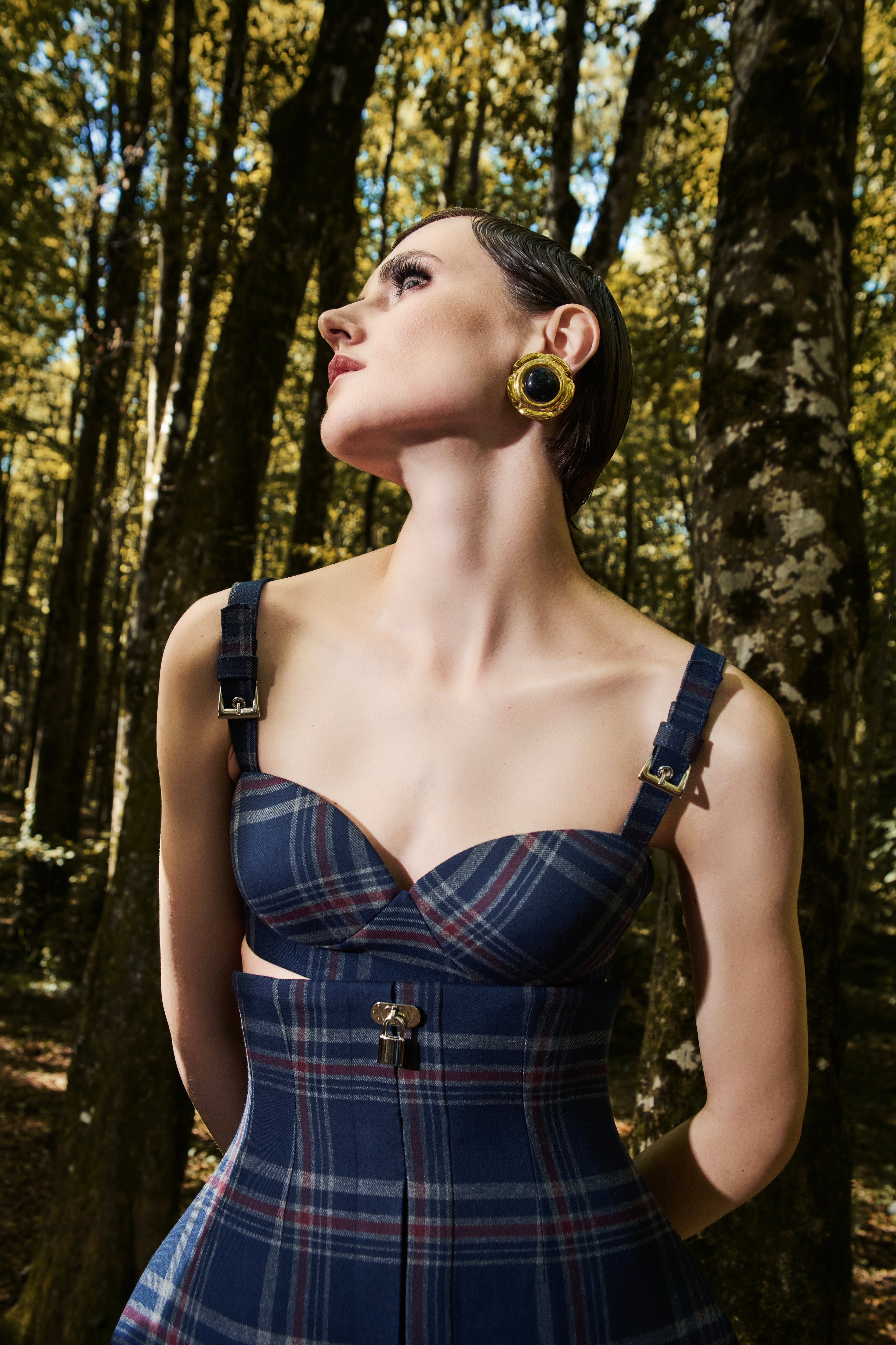 La Tartan Bustier
