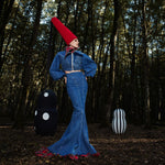 The Hidden Tartan Denim Skirt
