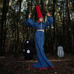 The Hidden Tartan Denim Skirt
