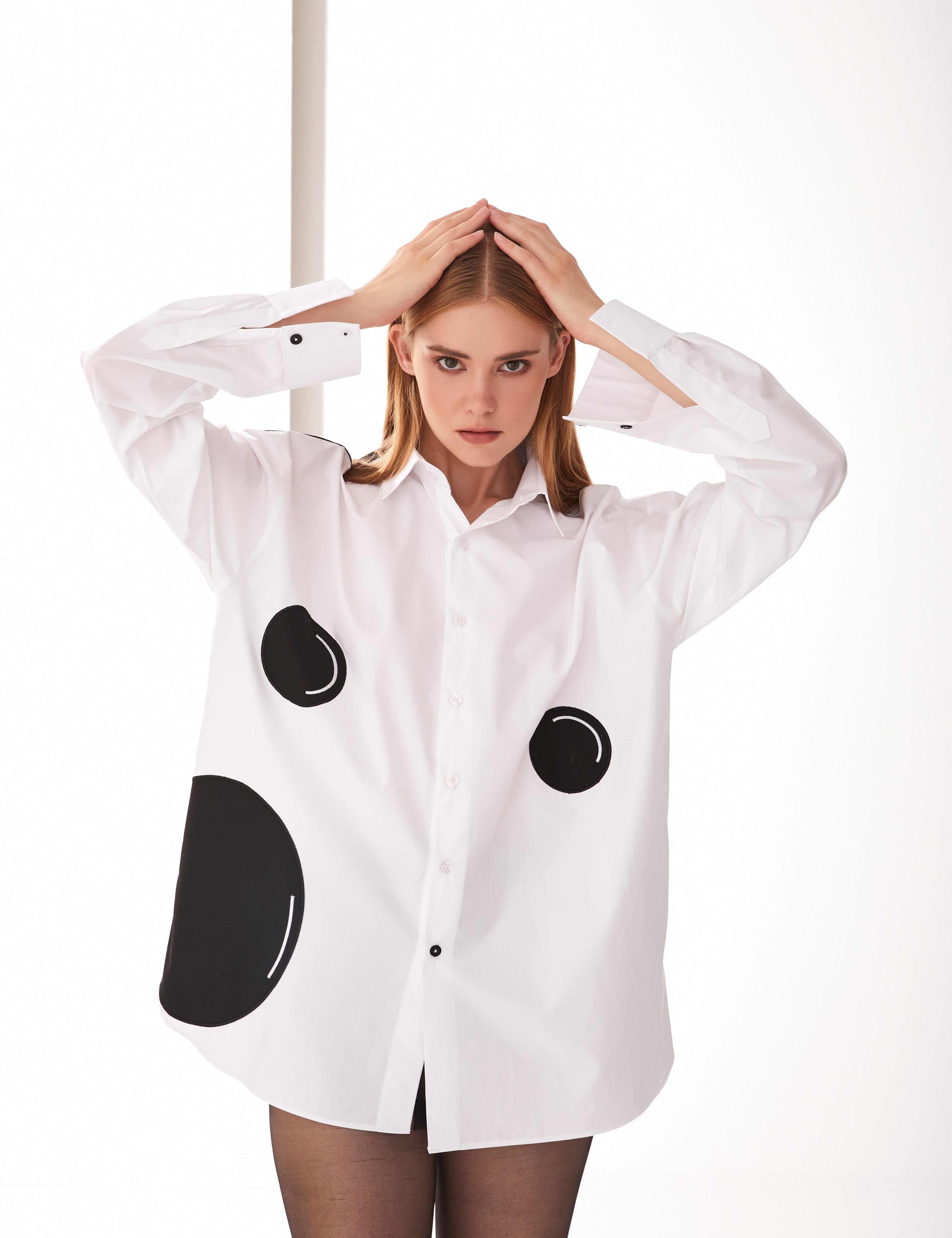 Polka Dot Shirt For Her

