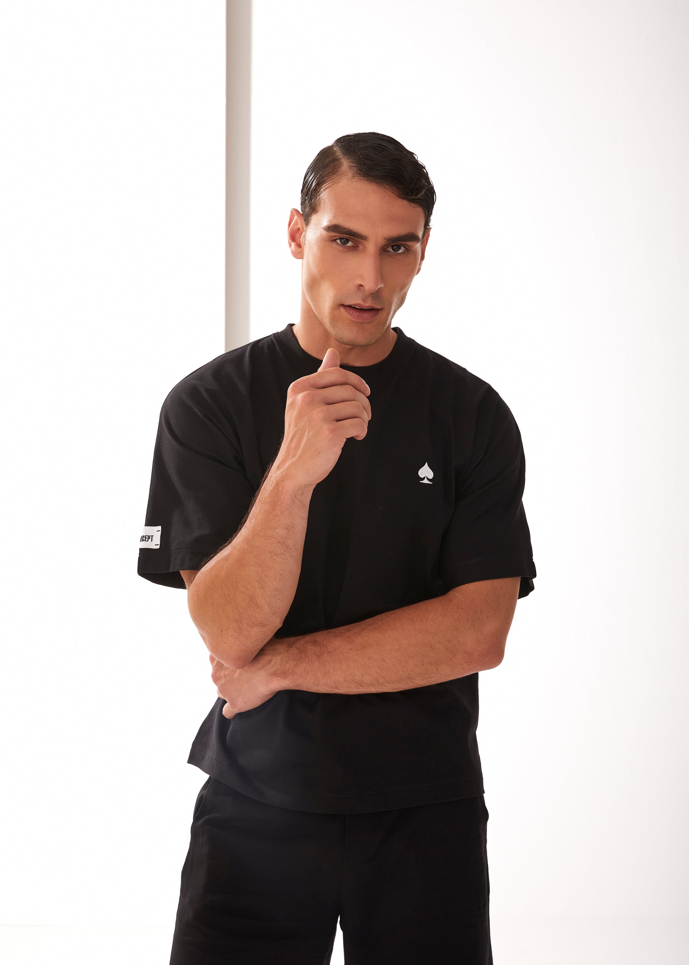 White Spade Black T-Shirt
