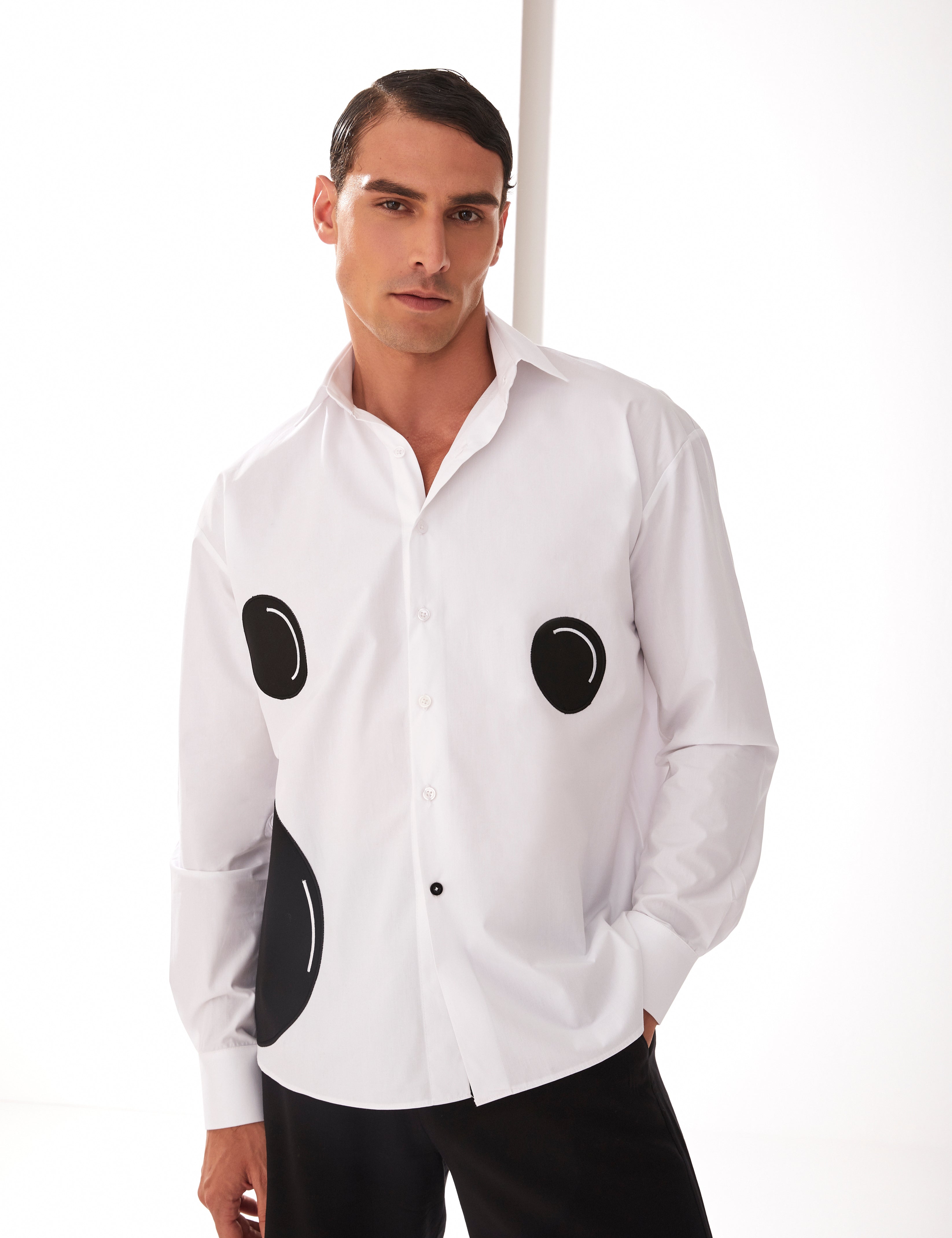 Polka Dot Shirt For Him
