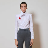 The Red Accent Shirt
