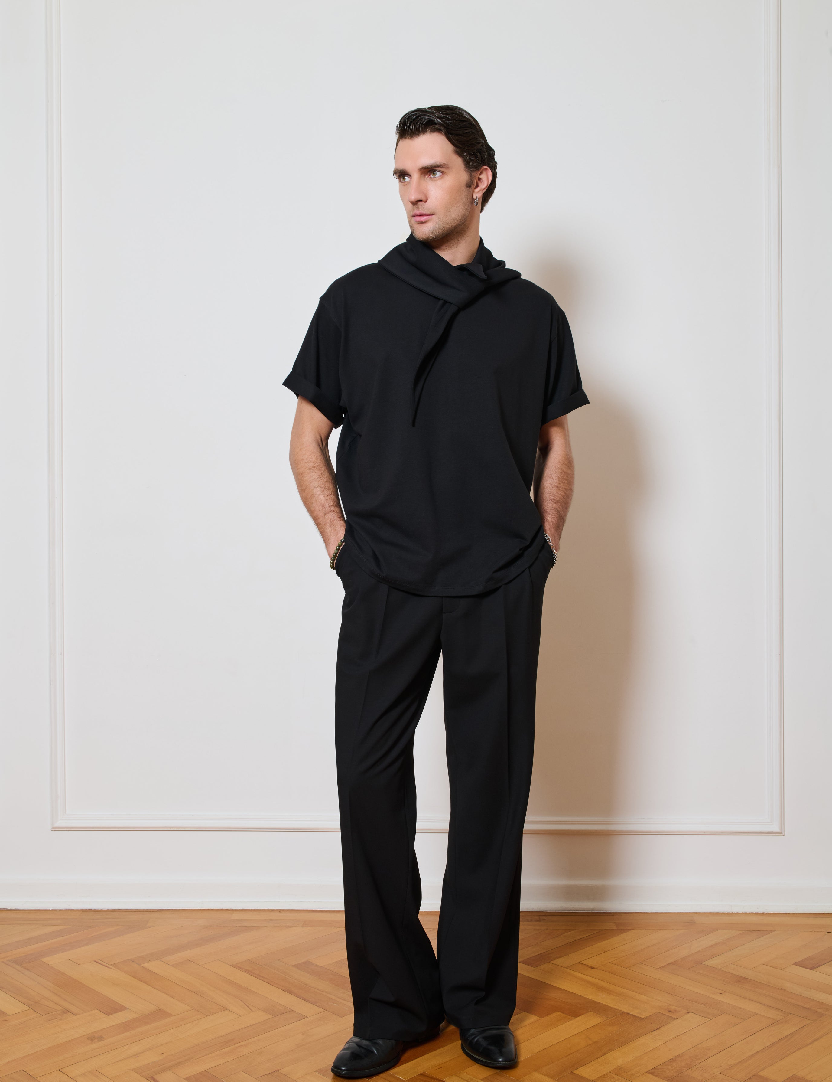 His Nod Black T-shirt
