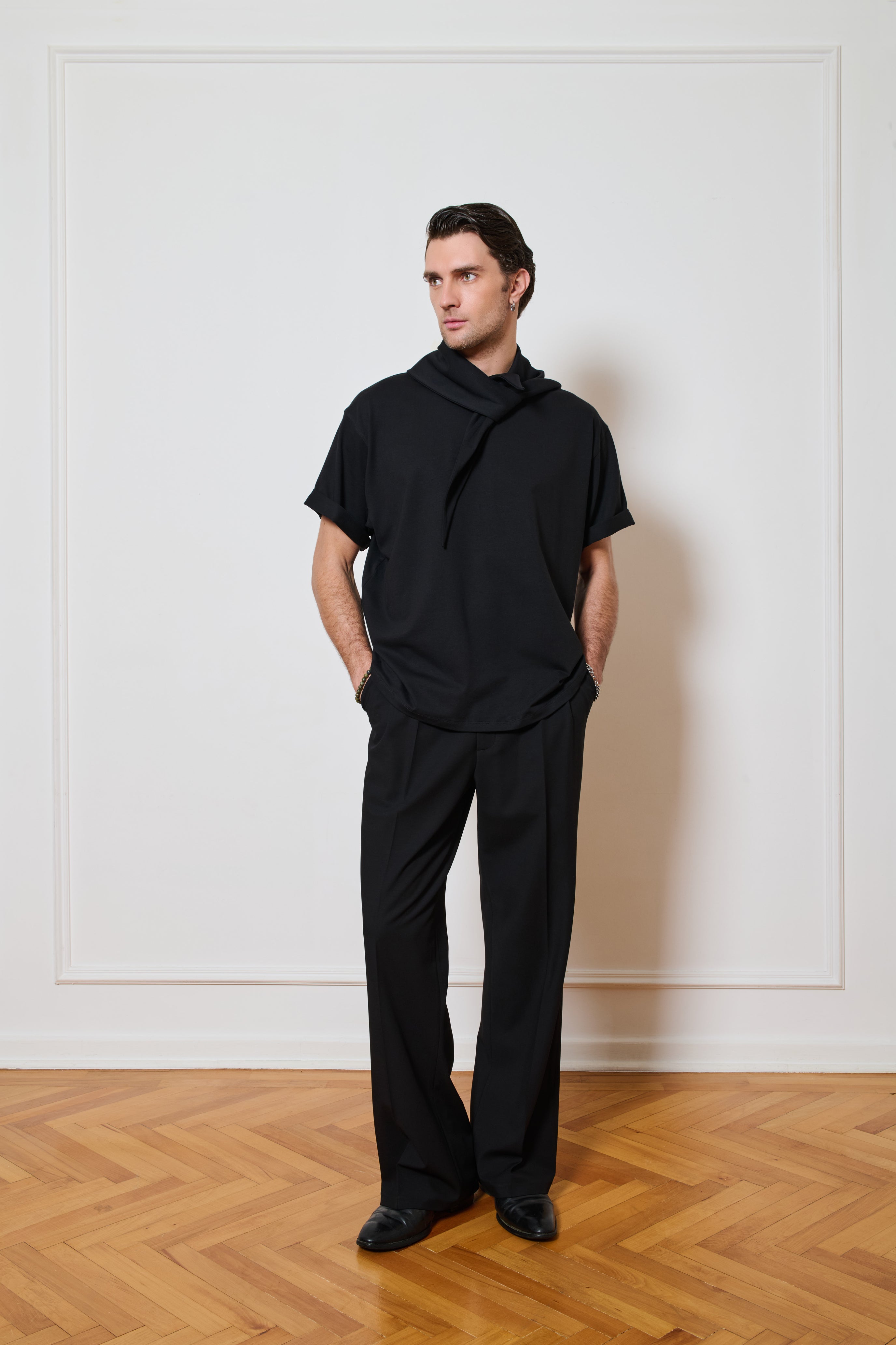 His Nod Black T-shirt
