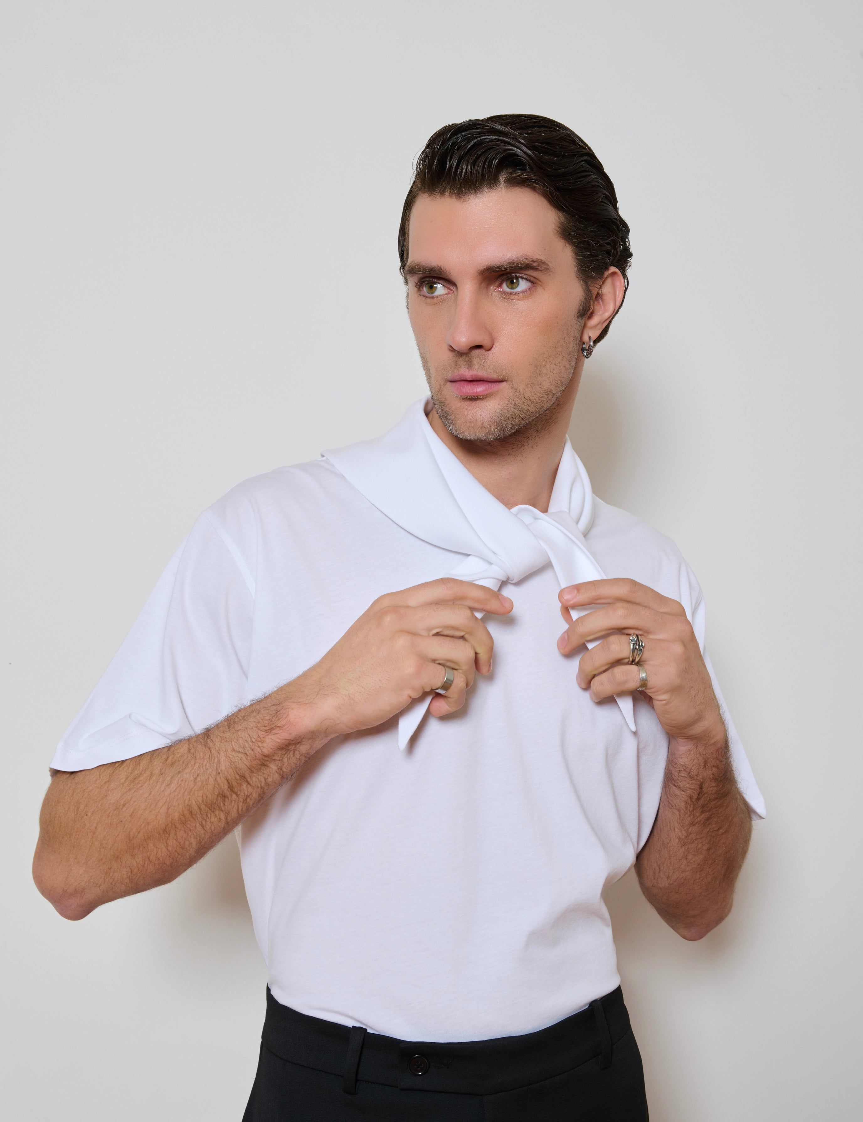 His Nod White T-shirt
