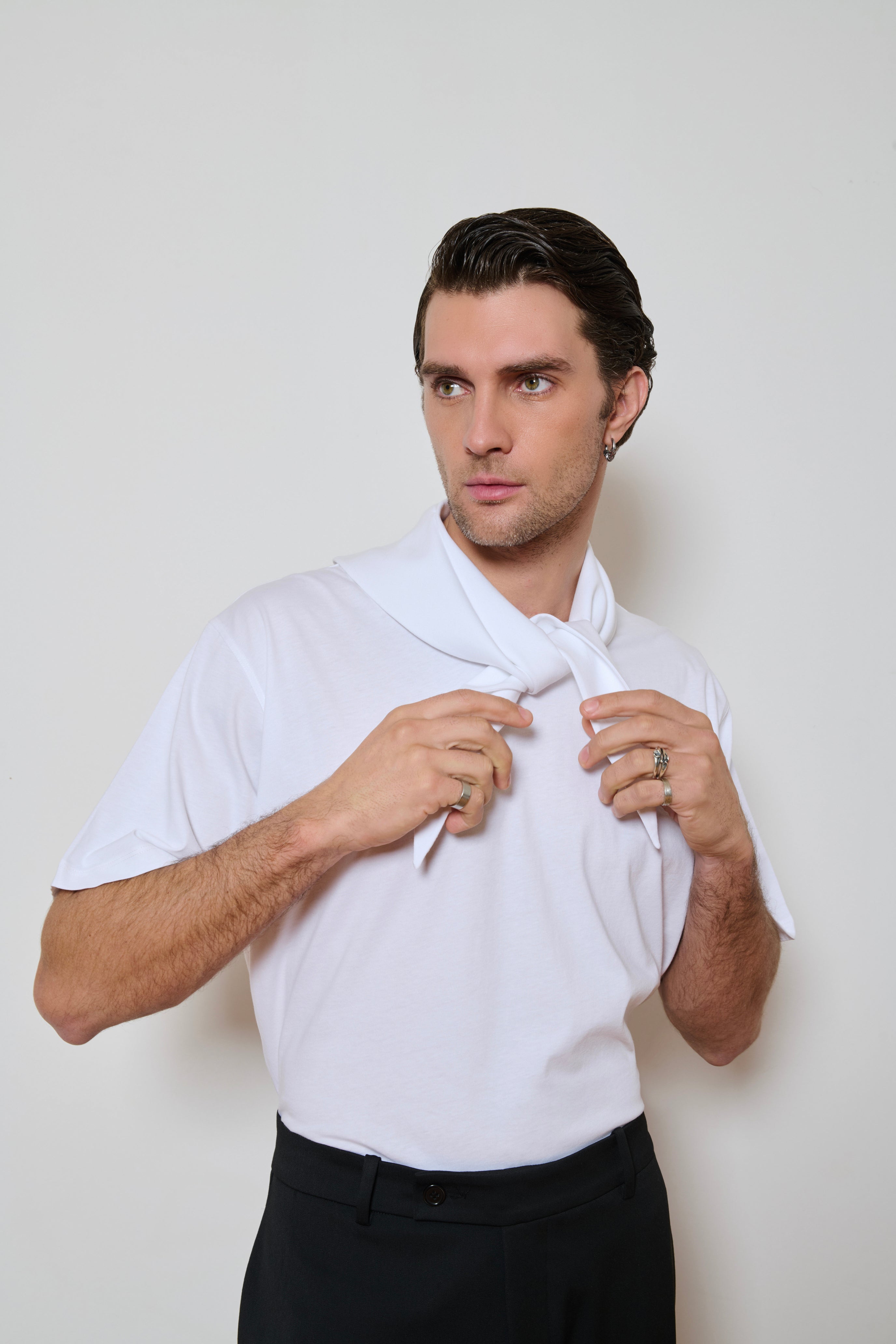 His Nod White T-shirt
