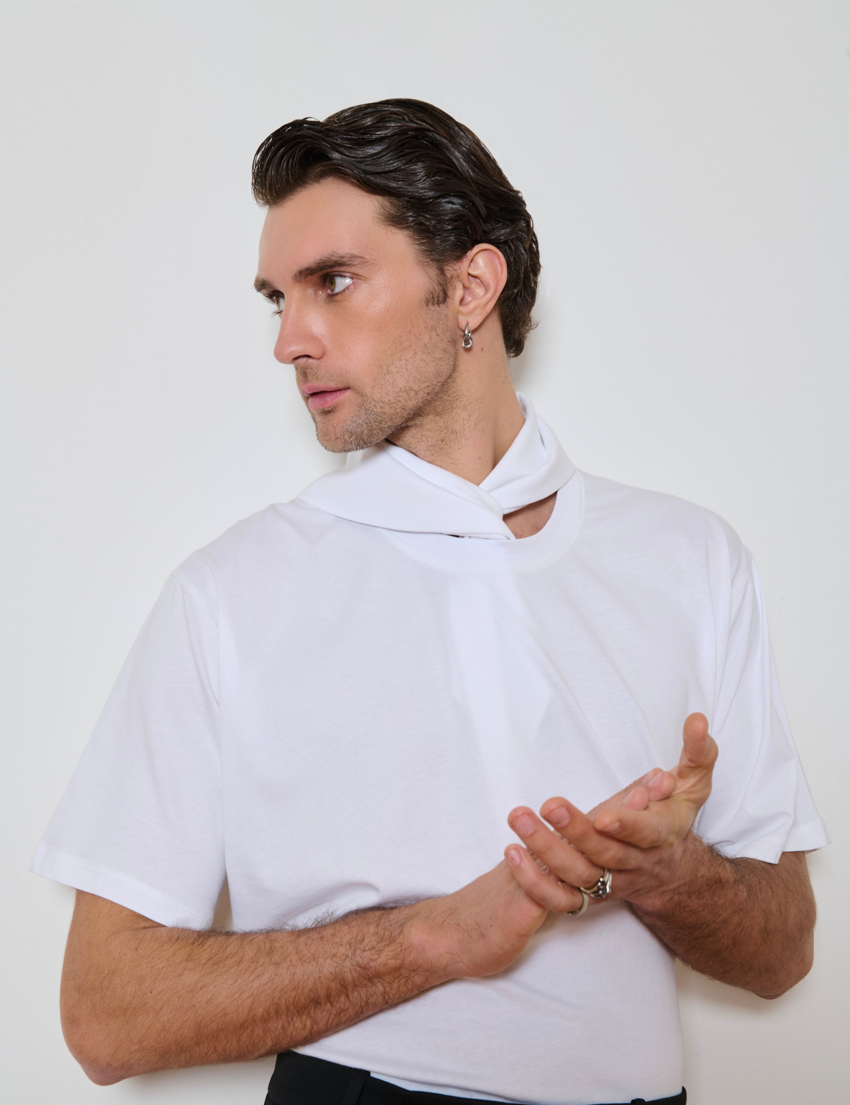 His Nod White T-shirt
