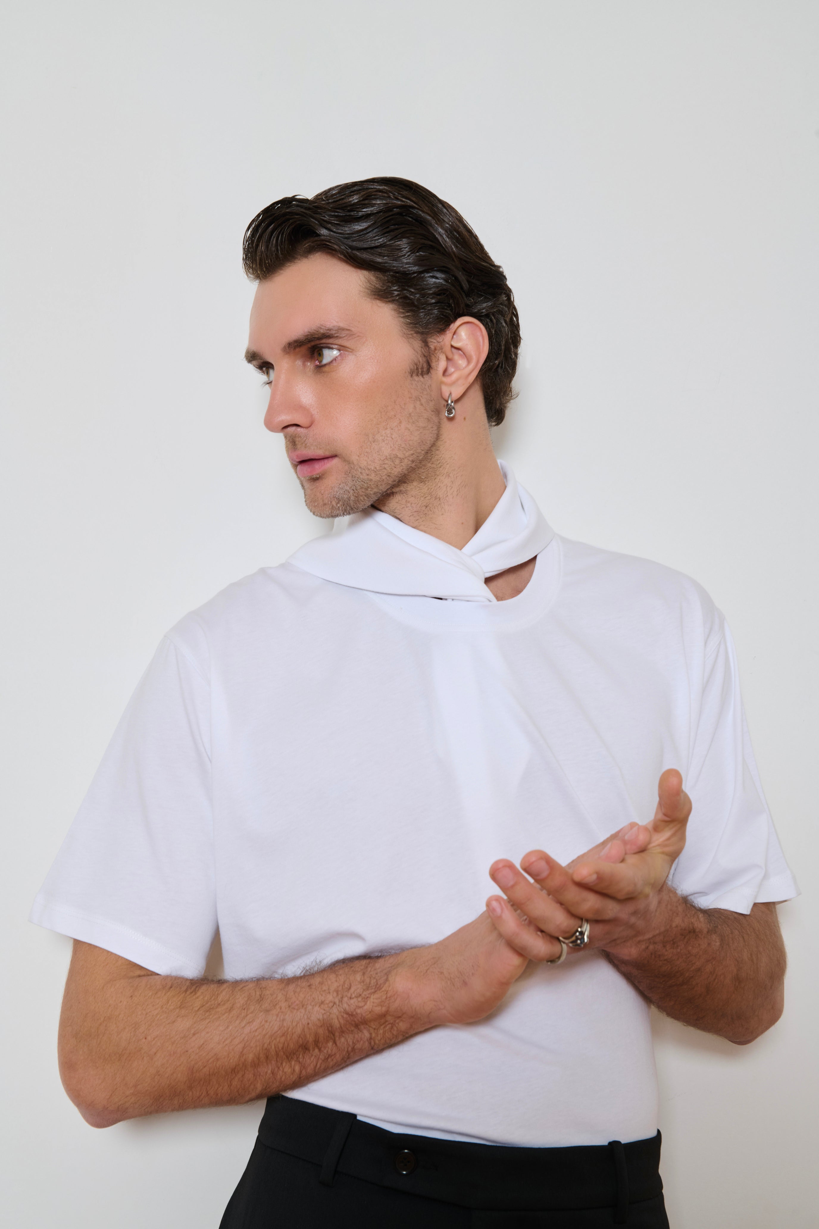 His Nod White T-shirt
