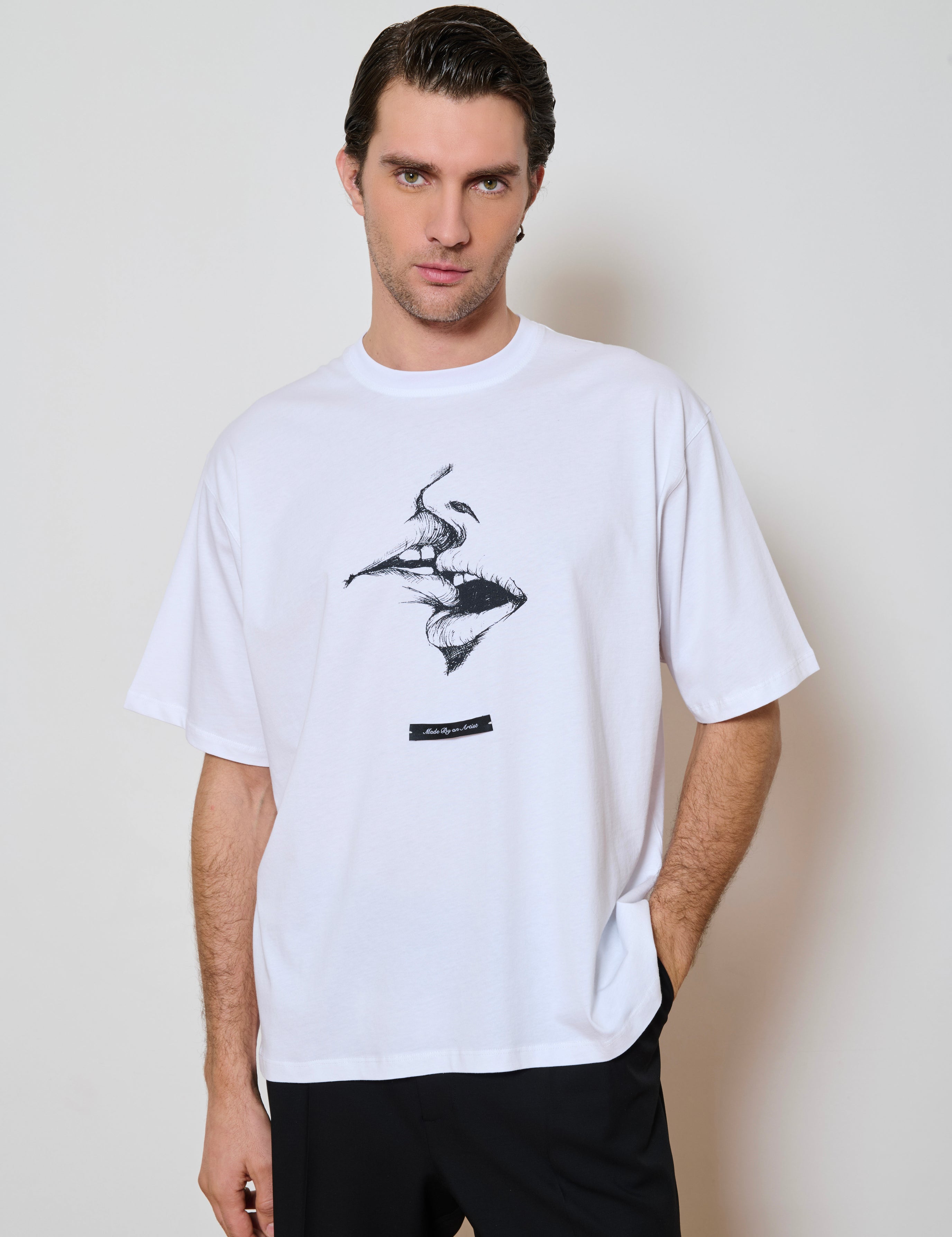 Artistic Kiss T-shirt
