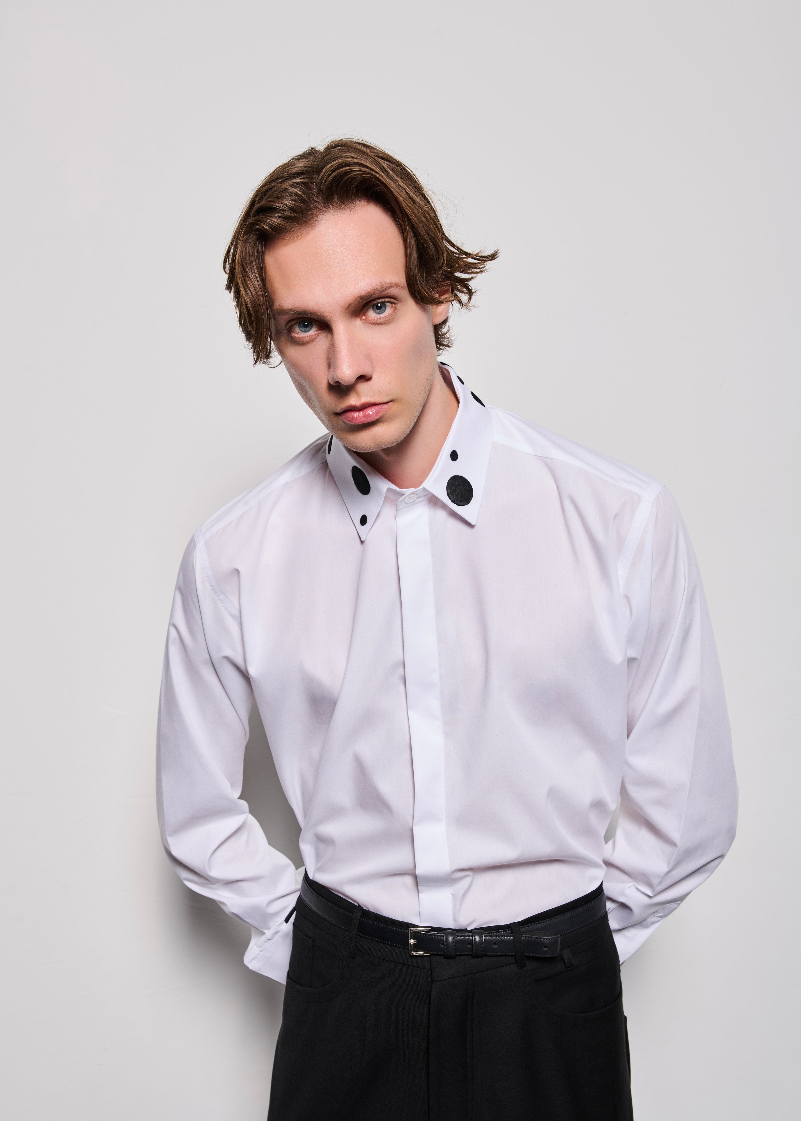 His Polka Shirt
