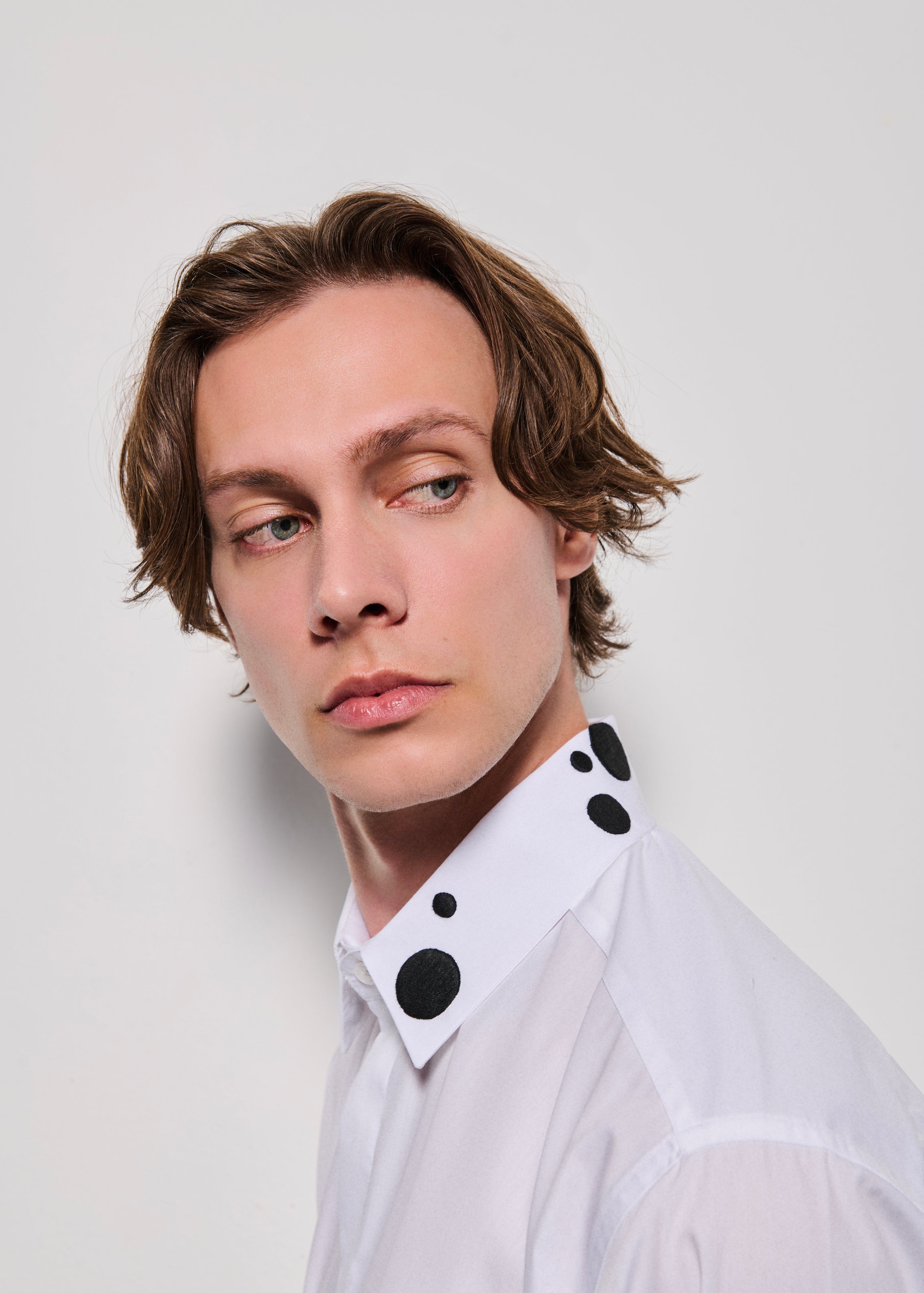 His Polka Shirt
