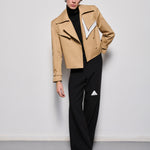 His Short Trench Coat
