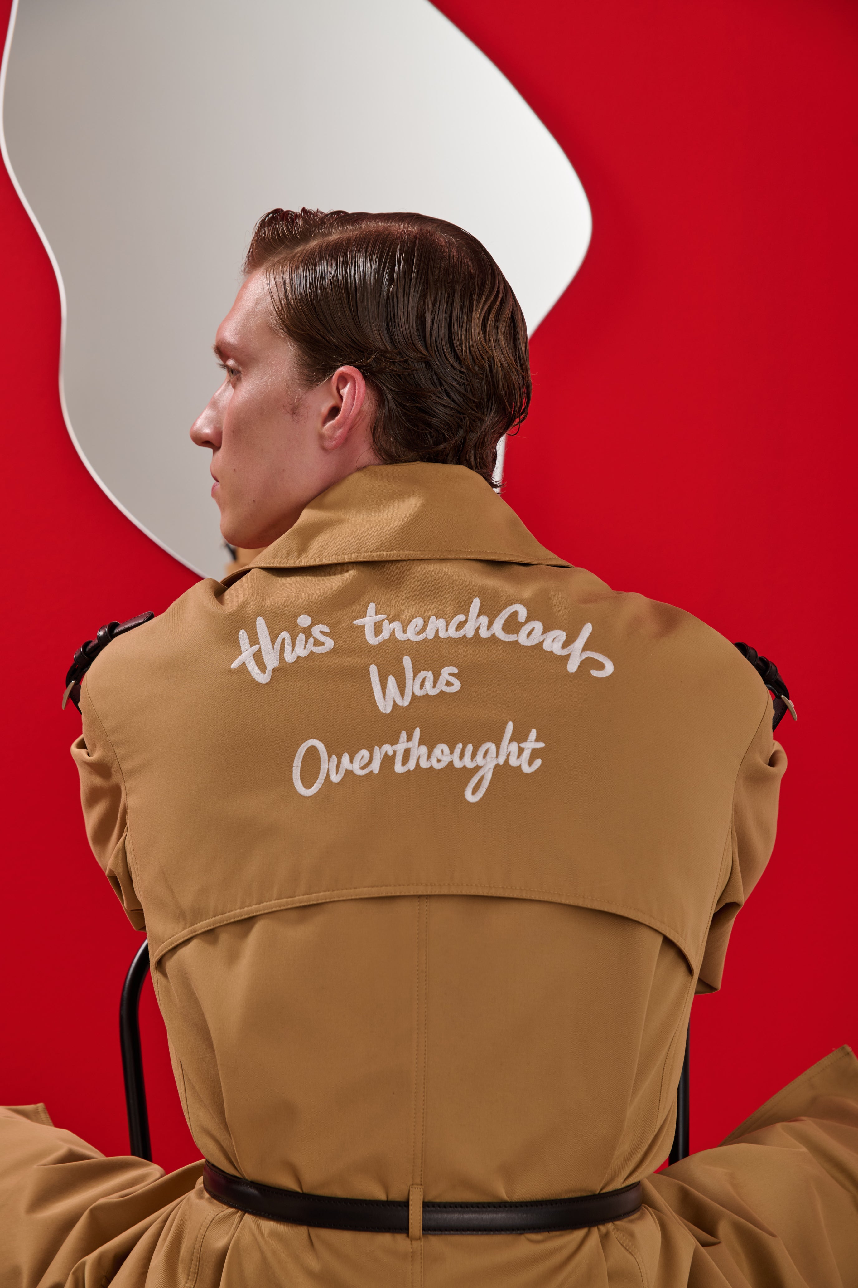His Overthought Trench Coat
