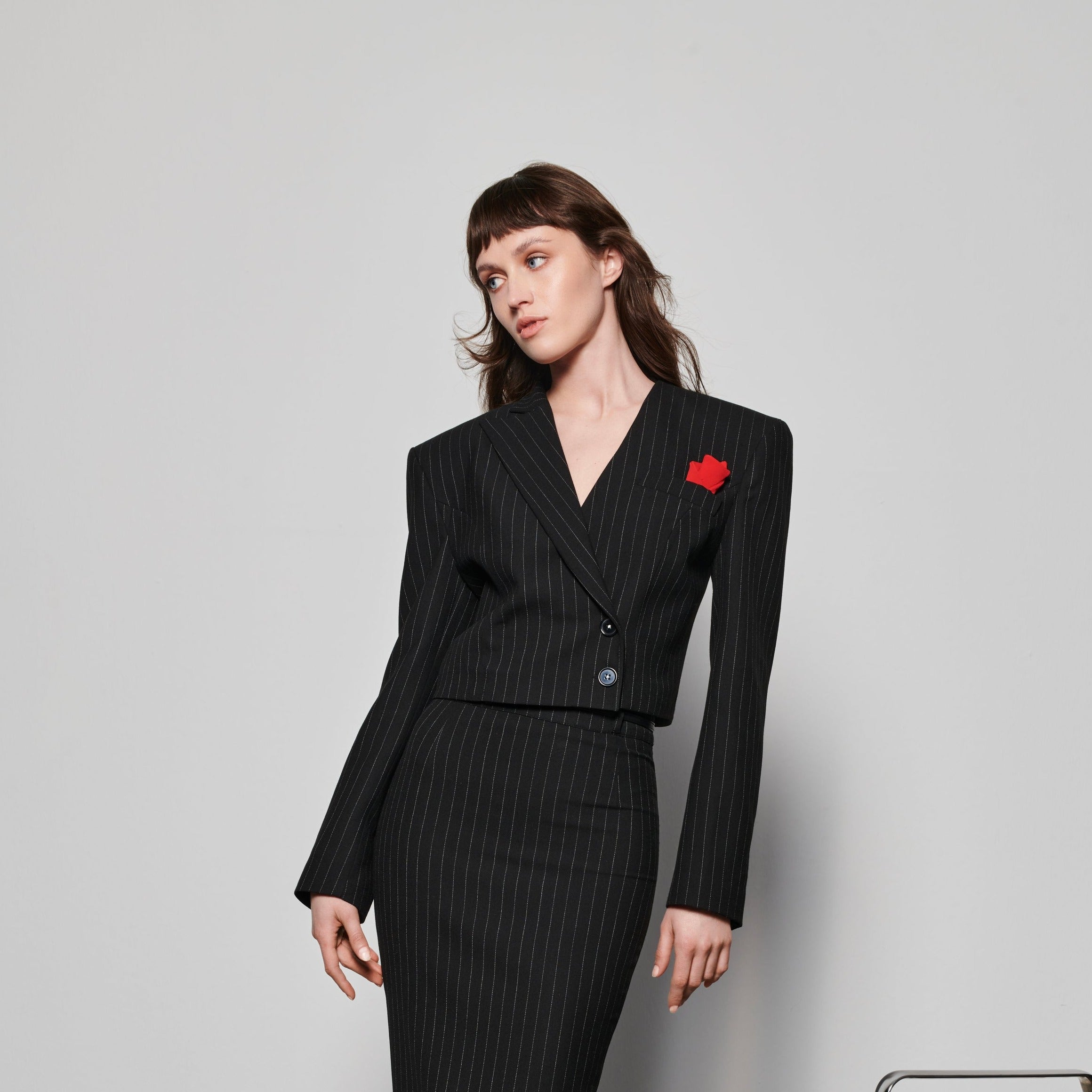 Gül Rengi Mini Blazer
