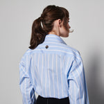 Blue Stripe Off-Side Shirt
